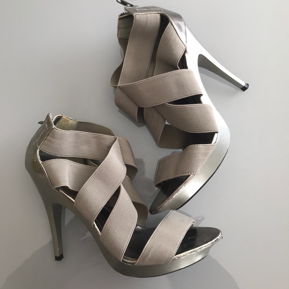 Strappy heels